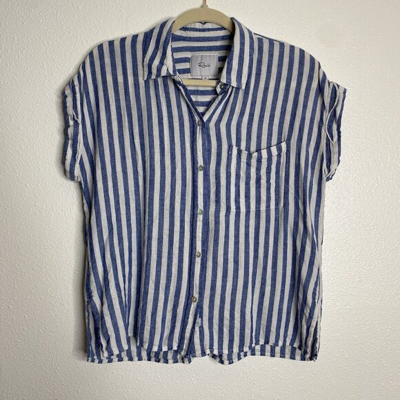 Rails Tops - Rails Whitney Echo Stripe Shirt Size M